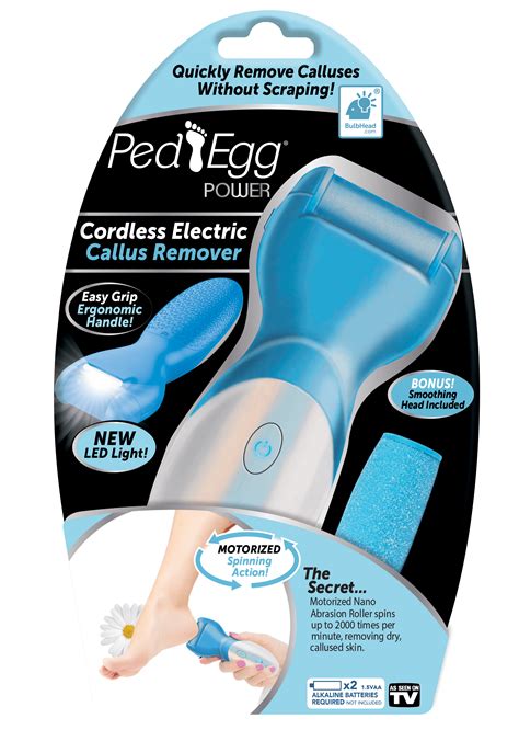 PedEgg Jumbo As Seen On TV, Gently Removes Calluses & Dry Skin Wit.